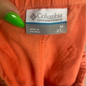 Columbia, Linen Pants, Orange